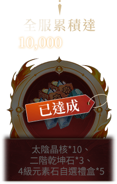 已達成
