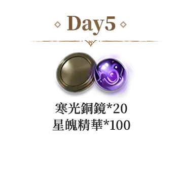 Day5	鴻盟冰心.靈*20